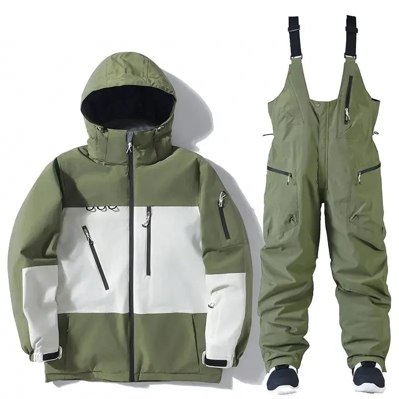2025 Adult Ski Jacket & Bibs Pants Set