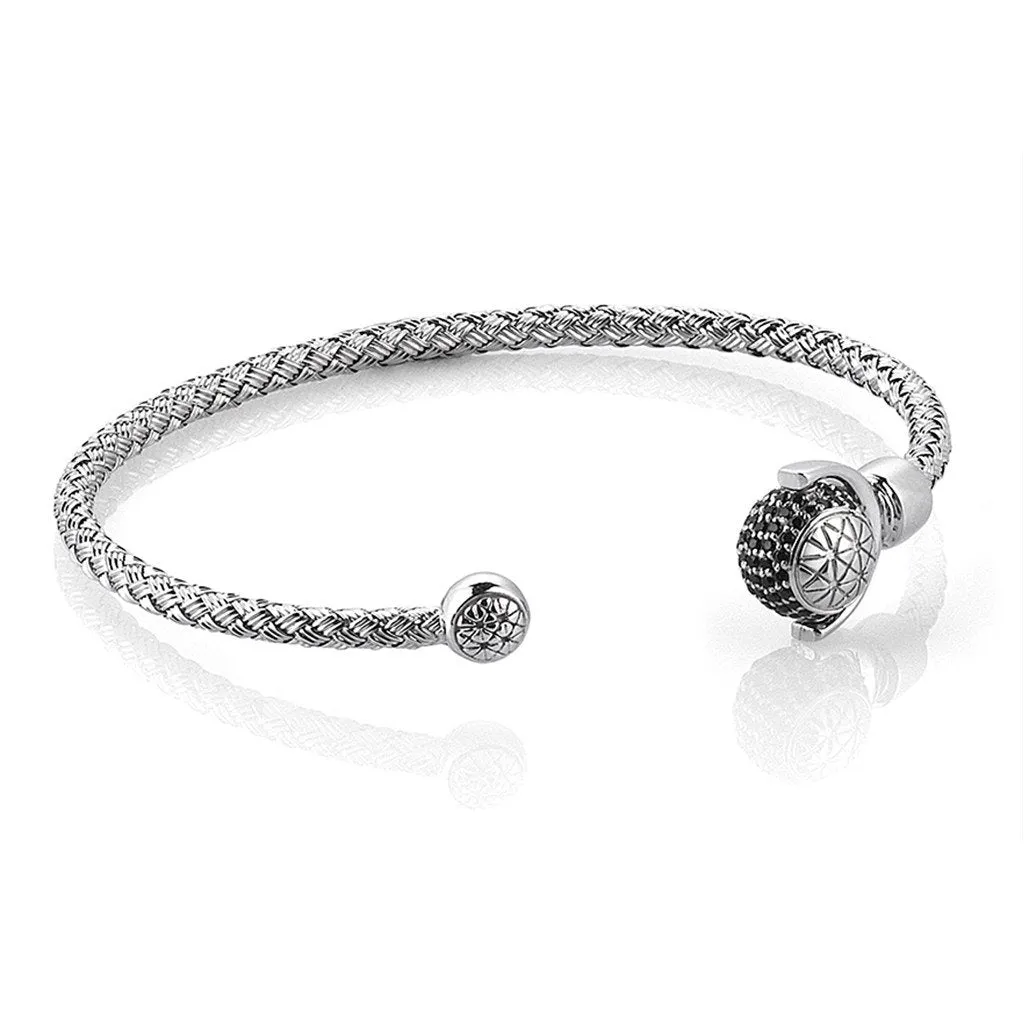 Atolyestone Cuff Bracelet - Silver