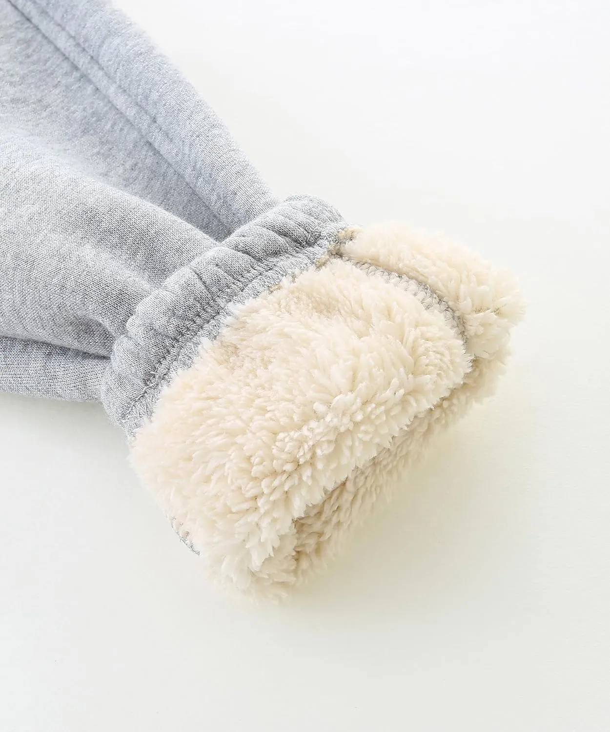 Bumeex Boys Girls' Pull On Sherpa Fleece Lined Winter Warm Sweatpant Jogger Pant 2-14 Years