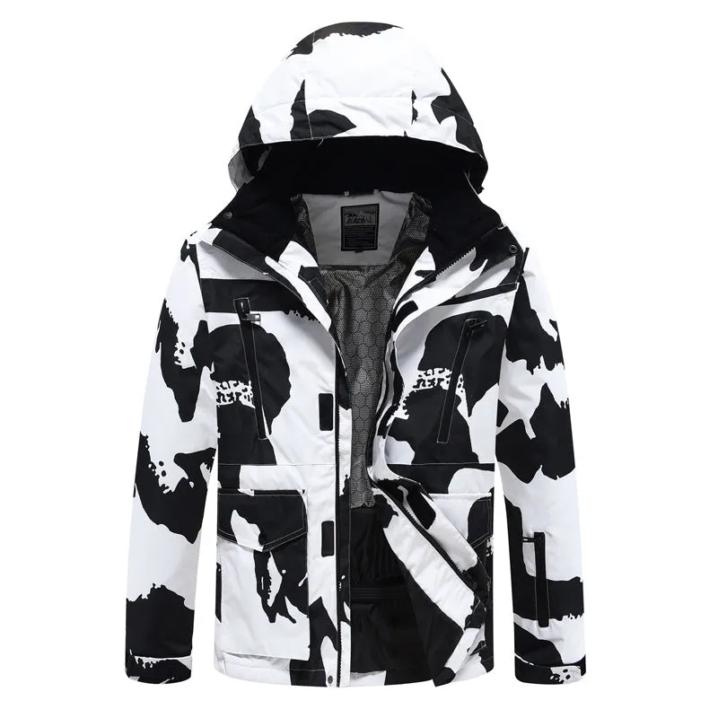 Camouflage Matching Couple Ski Suits
