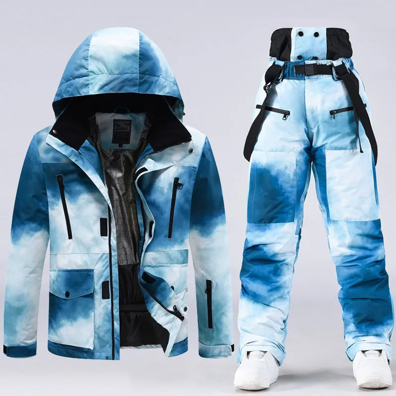 Camouflage Matching Couple Ski Suits