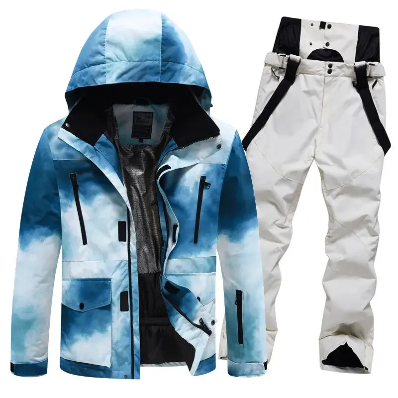 Camouflage Matching Couple Ski Suits
