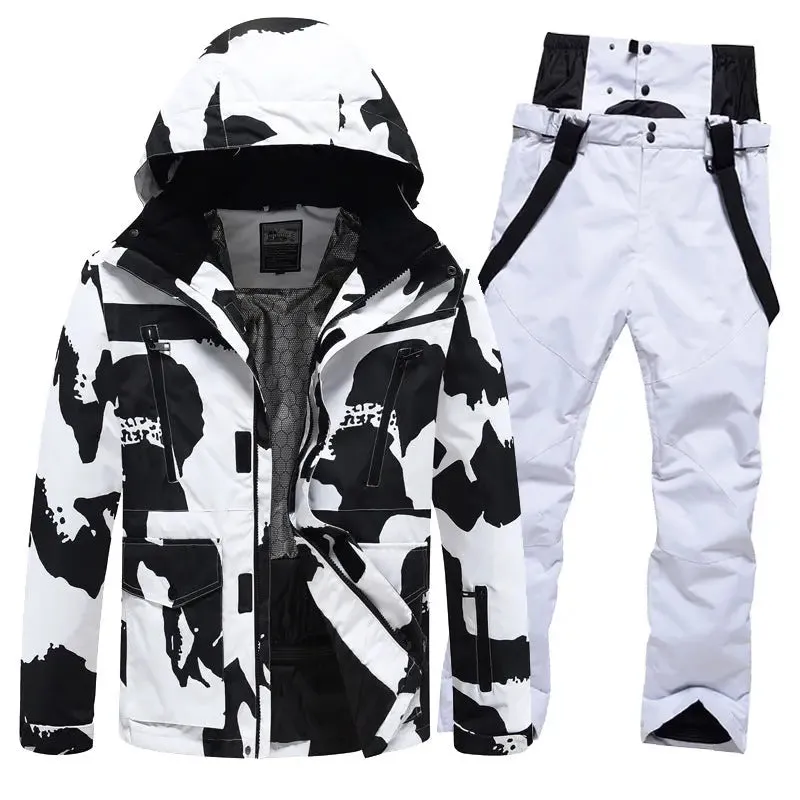 Camouflage Matching Couple Ski Suits