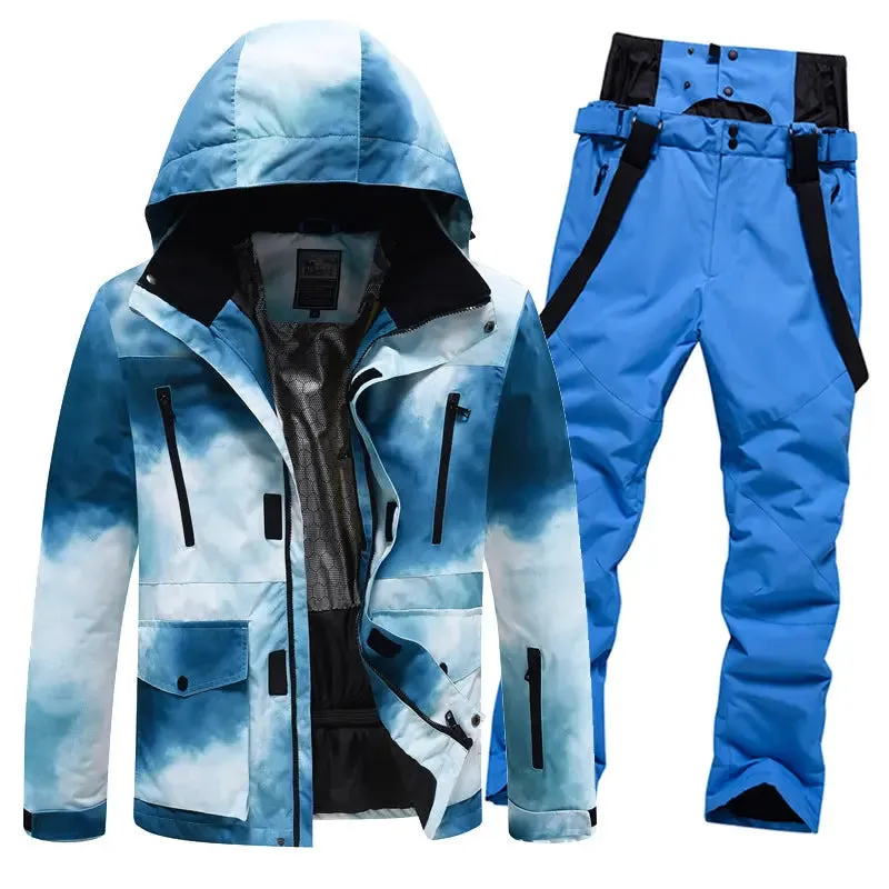 Camouflage Matching Couple Ski Suits
