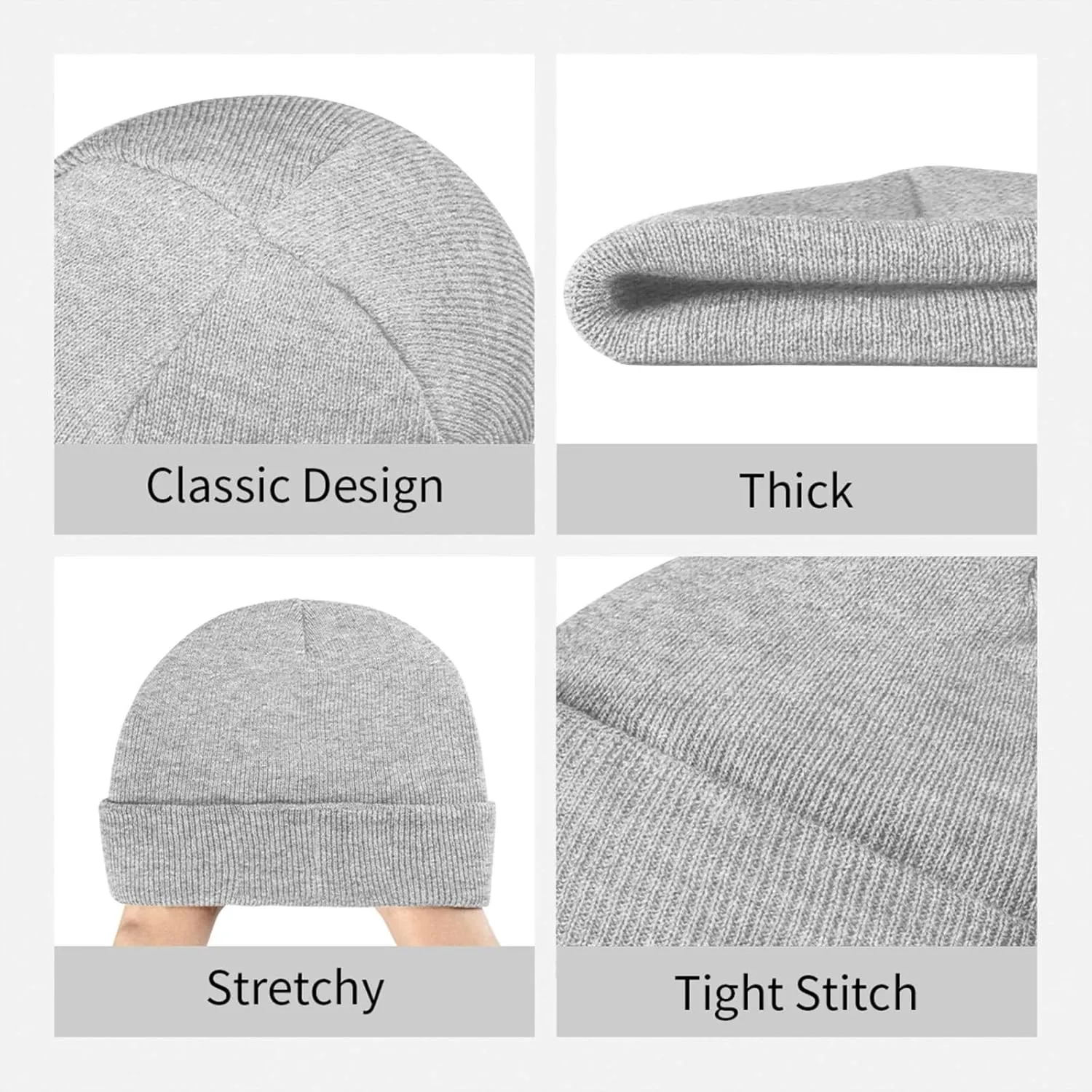 Cerveza Xx Dos Equis Logo Classic Warm Winter Knit Cap Fleece Lined Beanie Hat