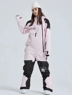 Couple Coveralls Winter Outdoor Waterproof One Piece Ski Suits
