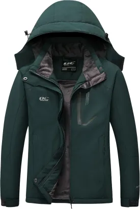 Diamond Candy Women's Waterproof Ski Jackets Warm Winter Snow Jacket Mountain Windbreaker Hooded Raincoat