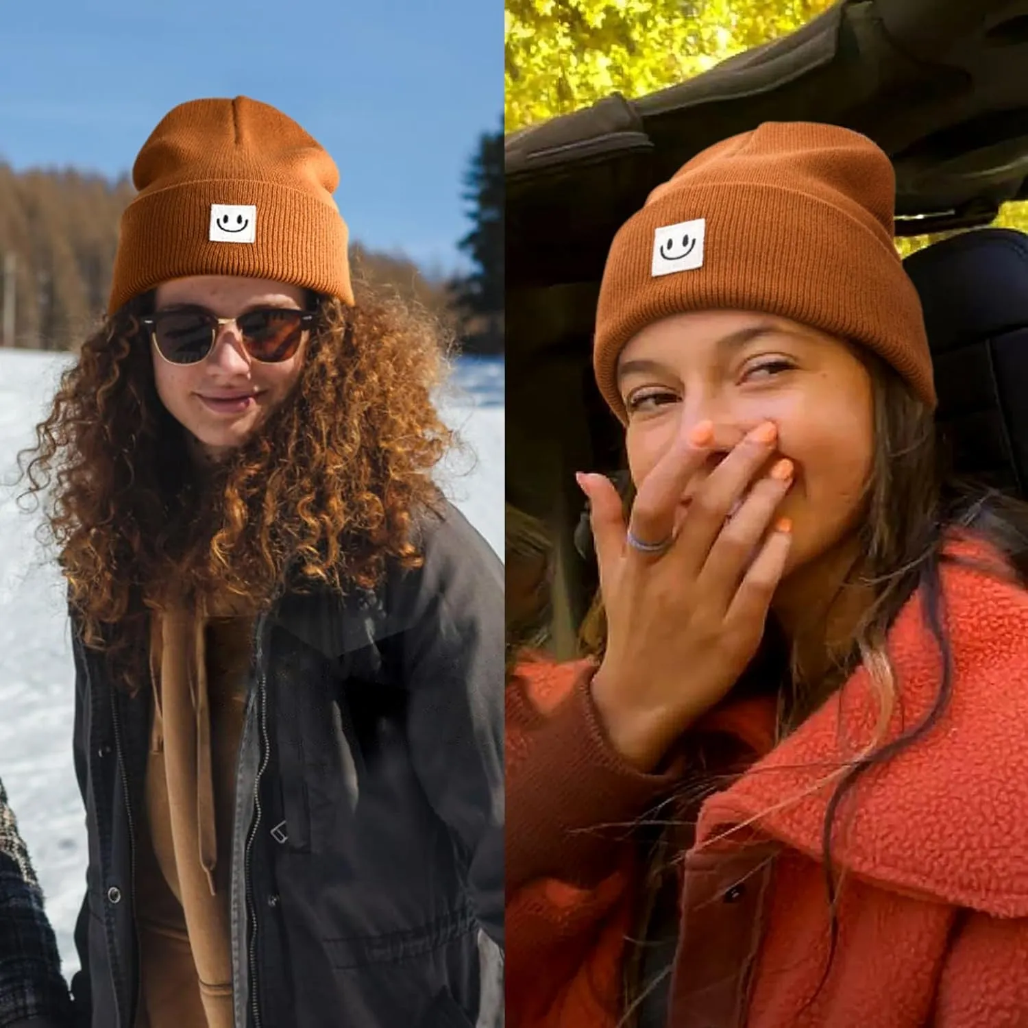 FURTALK Unisex Beanie for Women Men Knit Cuffed Winter Hats Soft Warm Cute Ski Skull Caps