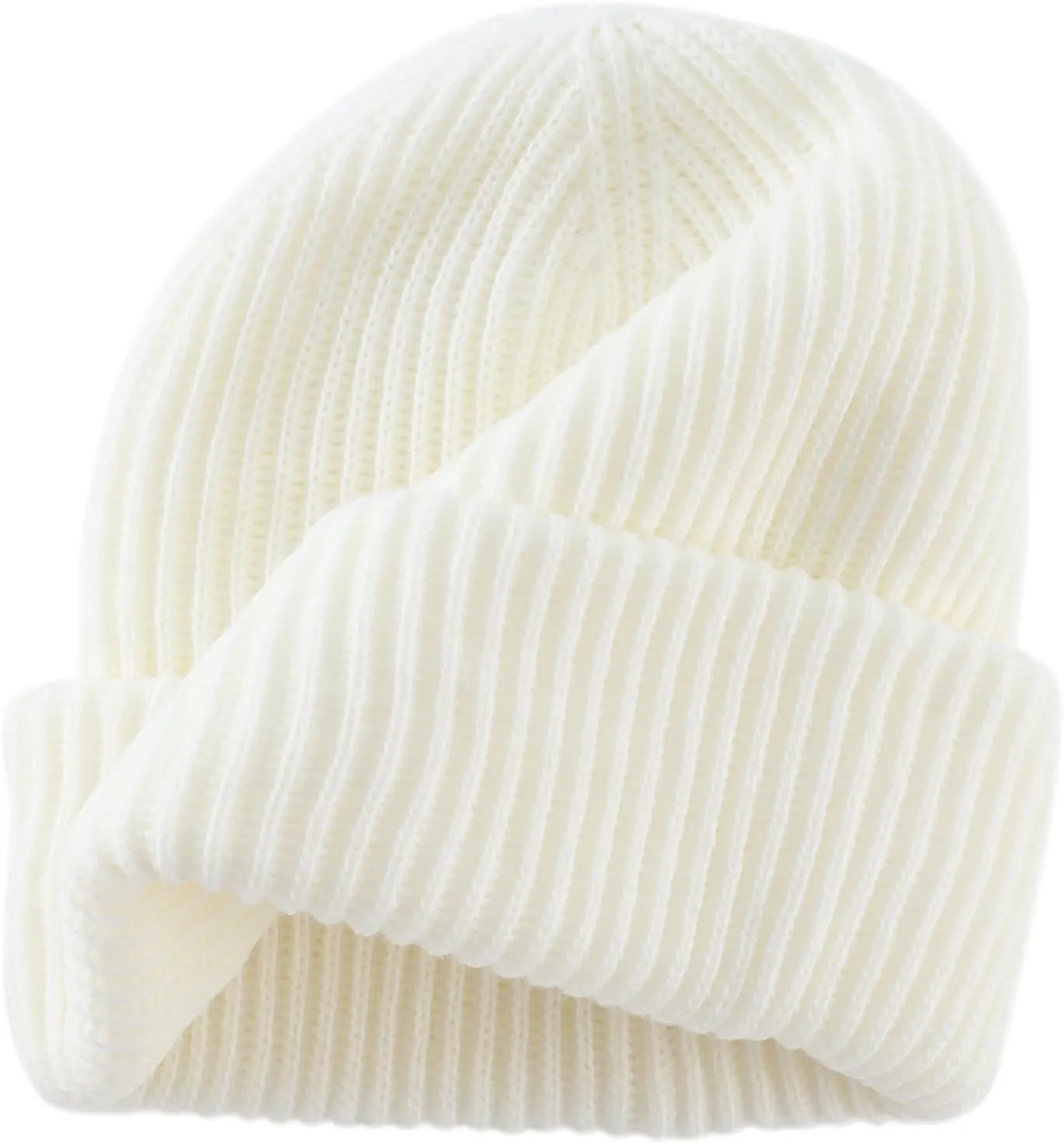 Home Prefer Mens Winter Hat Rib Knit Beanie Hat for Men Women Warm Cuff Beanie for Running Cycling Snow Ski Beanie