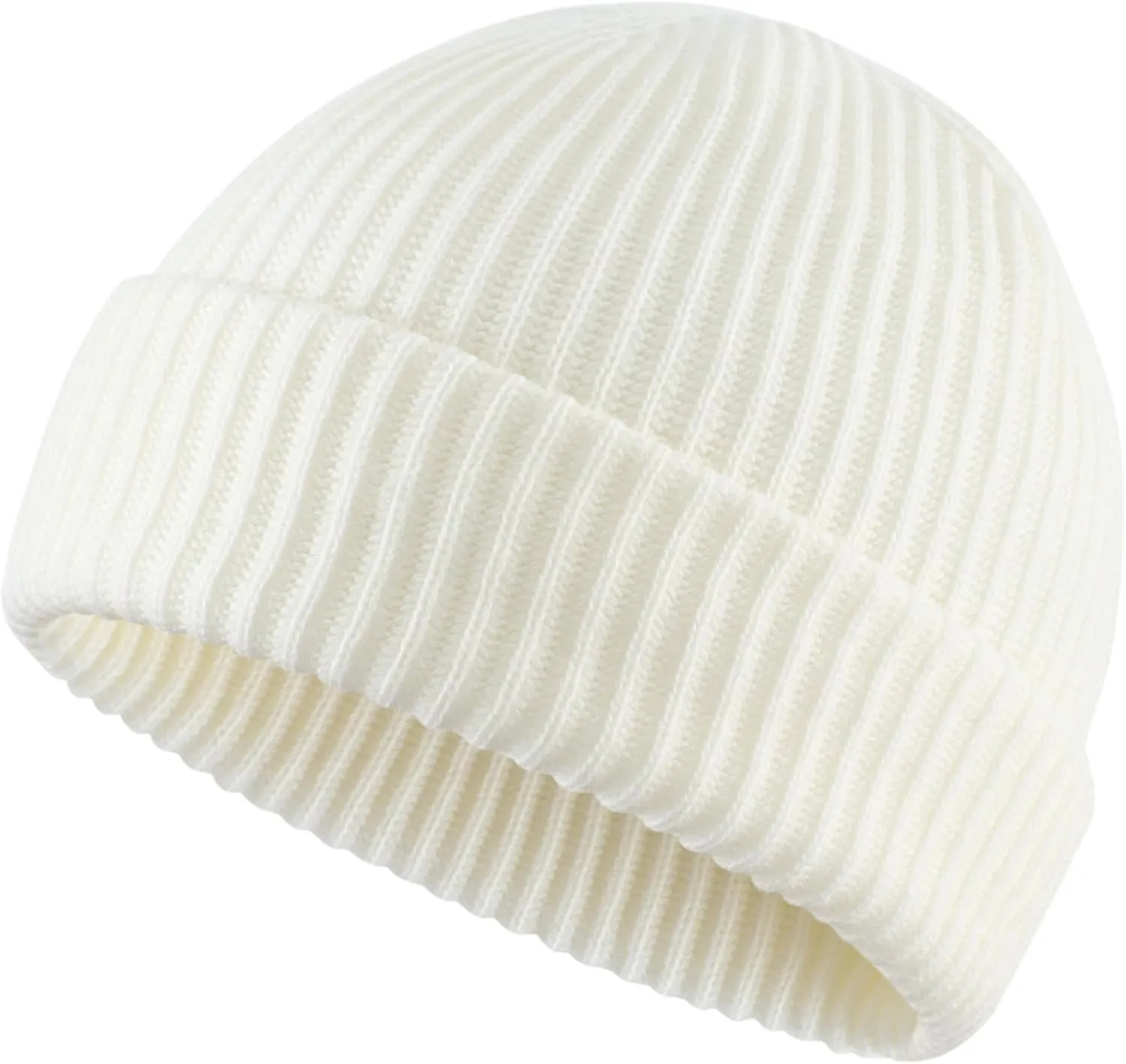 Home Prefer Mens Winter Hat Rib Knit Beanie Hat for Men Women Warm Cuff Beanie for Running Cycling Snow Ski Beanie