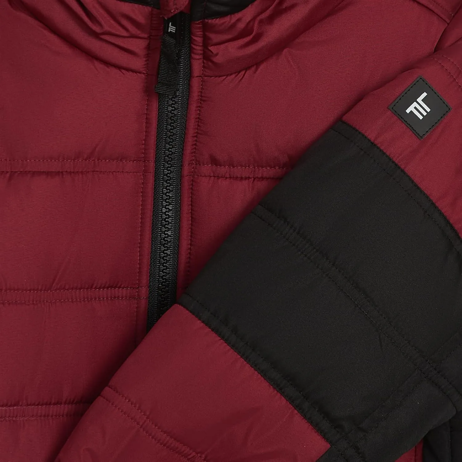 LONDON FOG Boys' Sporty Heavyweight Hooded Puffer Jacket and Fleece Beanie