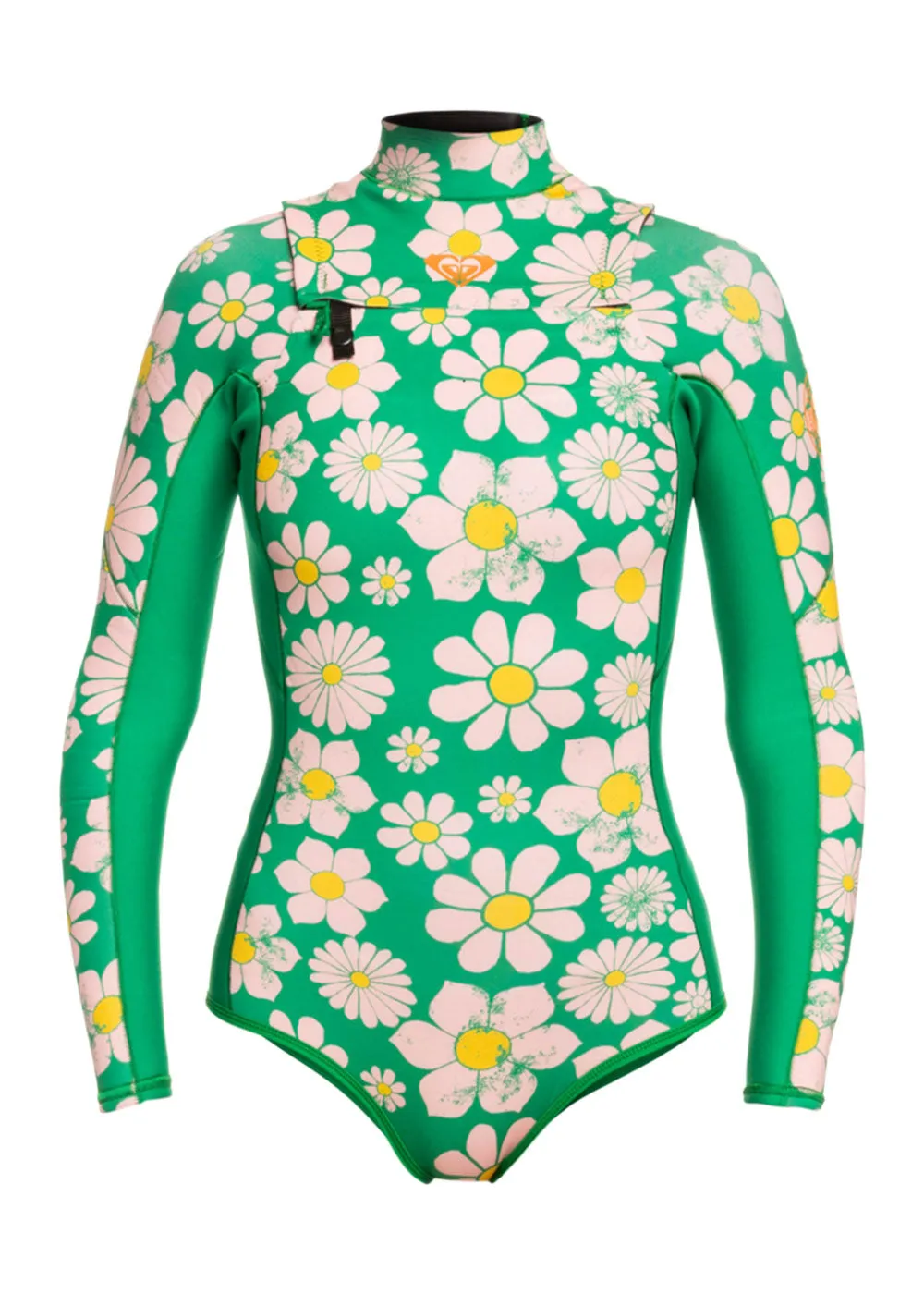 Roxy Womens Popsurf 1.5mm Long Sleeve Chest Zip Q-Lock Spring Suit
