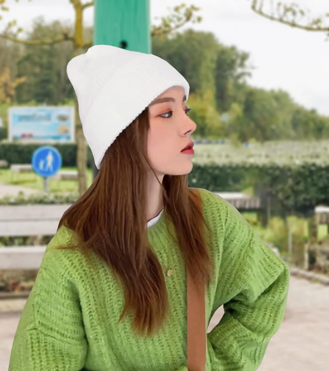 Soft Winter Skull Beanie for MenWomen,Warm Knit Ski Hat Unisex