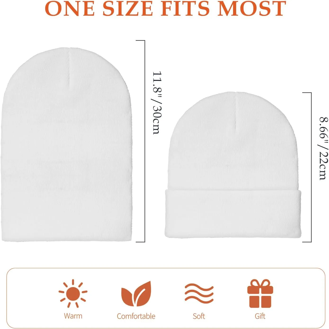 Soft Winter Skull Beanie for MenWomen,Warm Knit Ski Hat Unisex