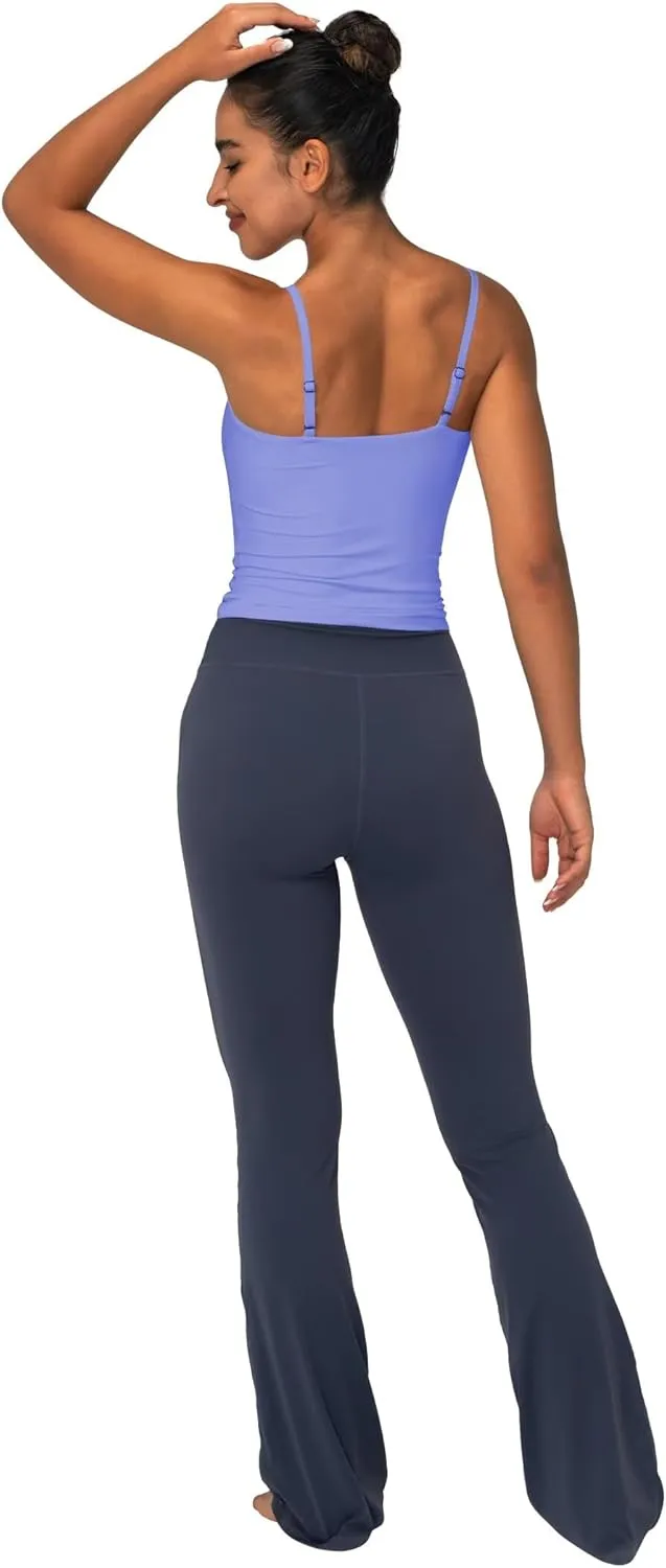 Sunzel Spaghetti Strap Tank Top for Women Double Lined Camisole Square Neck Cami Top Summer Undershirts Going Out Basics