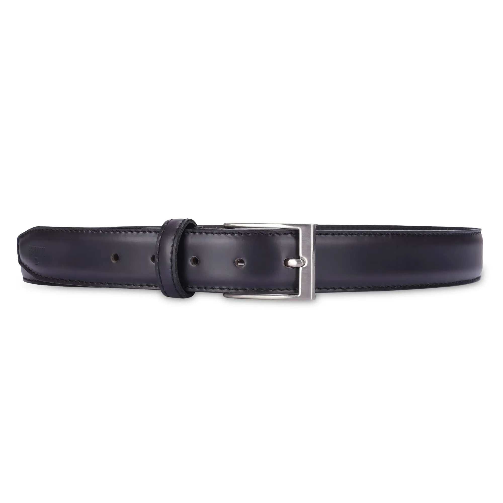 THE CLOWNFISH Men's Genuine Leather Belt - Black (Size-36 inches)