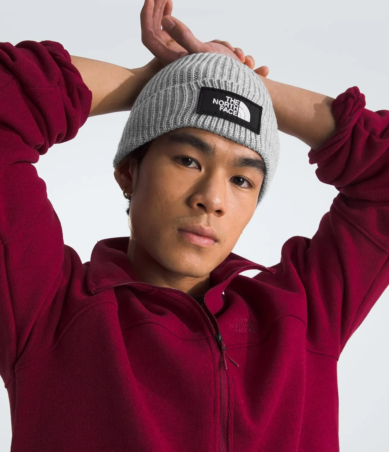 THE NORTH FACE TNF Logo Box Cuffed Beanie