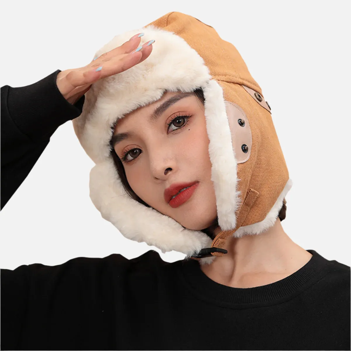 Winter Fleece Ear Flap Hat