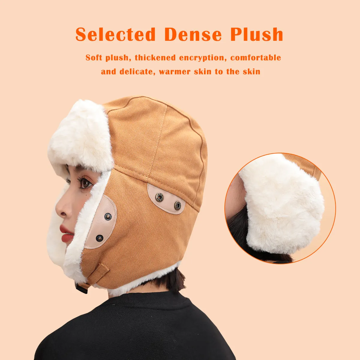 Winter Fleece Ear Flap Hat