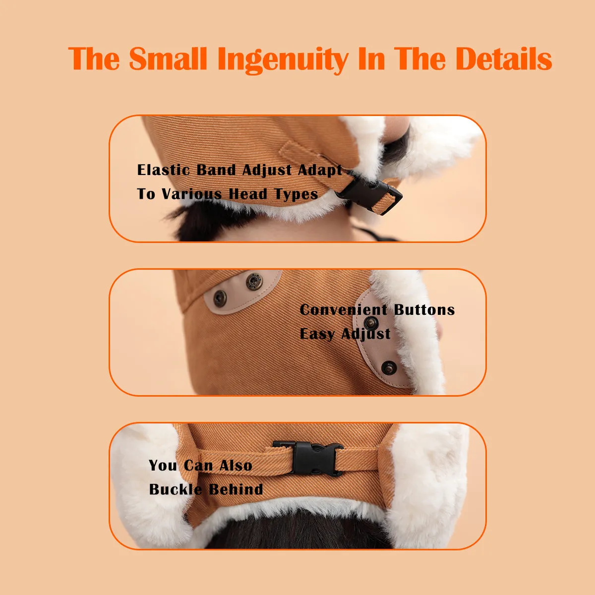 Winter Fleece Ear Flap Hat