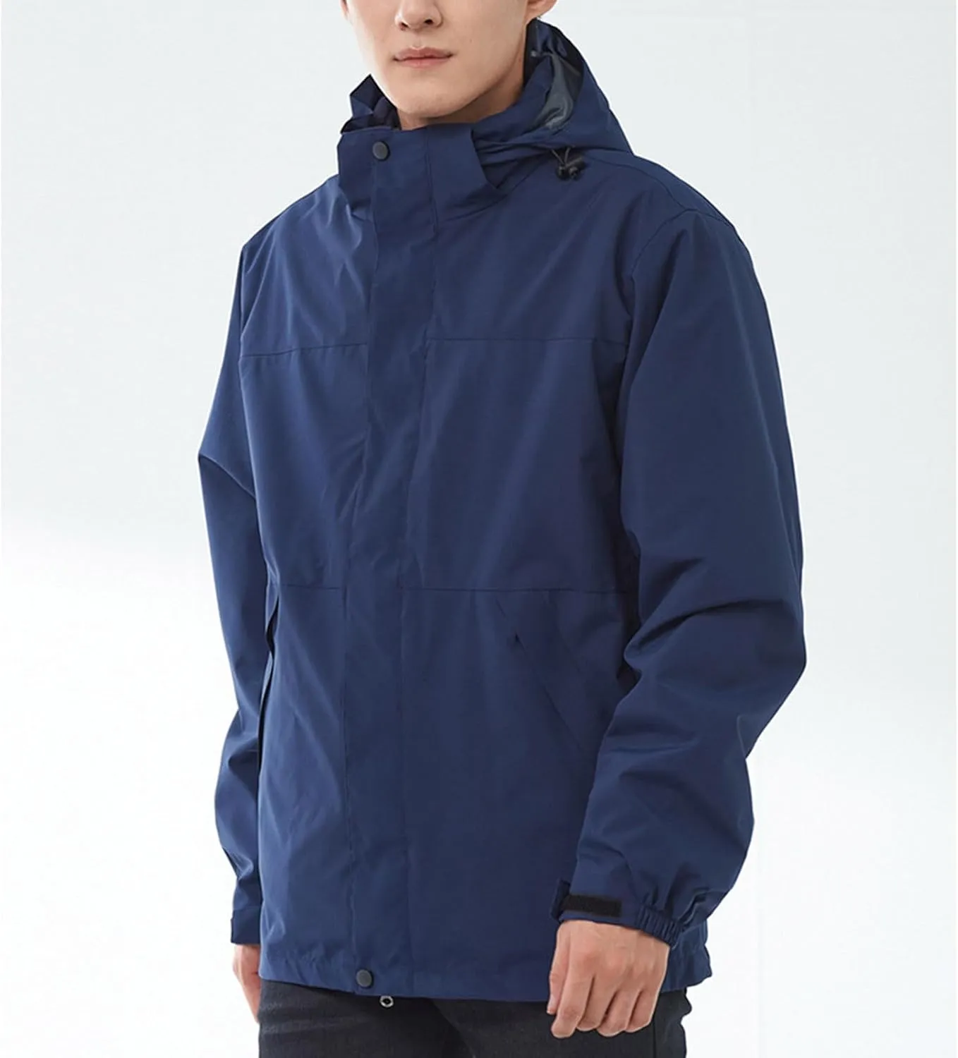 Women's 3 In 1 Winter Coat Waterproof Jacket with Removable Lining Women Warm Mountain Windbreaker Hooded Jacket