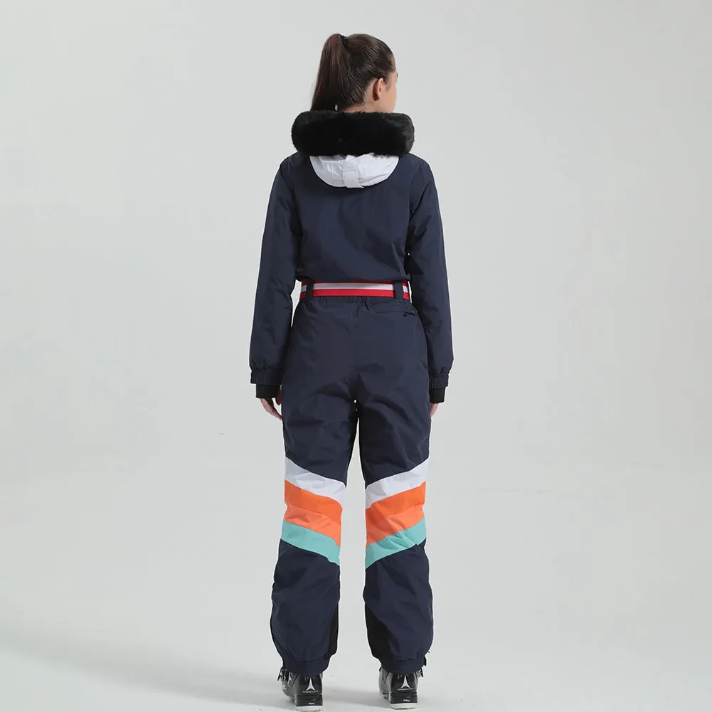Women's Luxury One Piece Ski Suit Jumpsuits