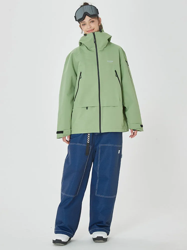 Women's Mountain Breaker Thermal Insulated Ski Suit Anorak Snow Jacket & Pants Set