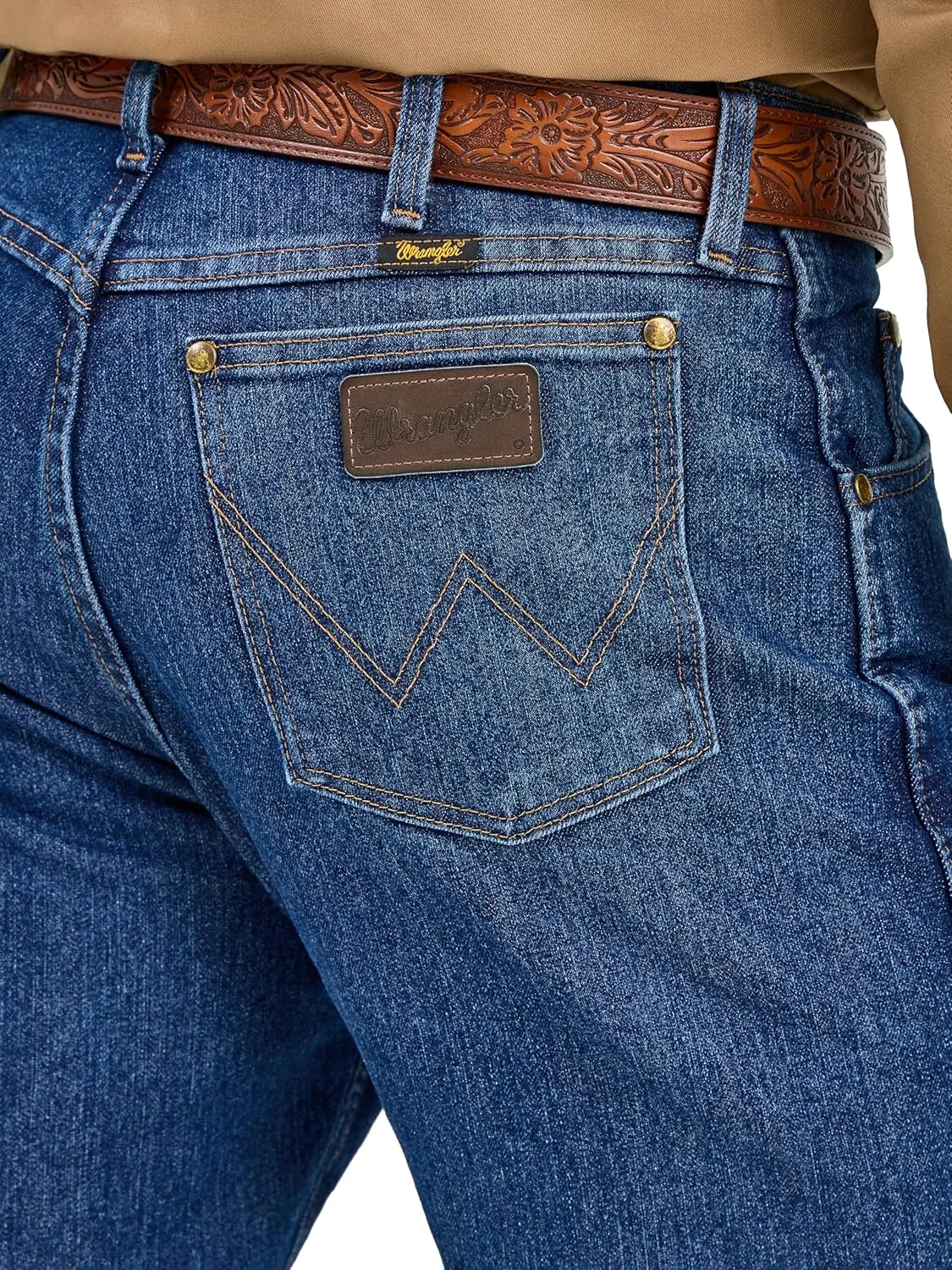 Wrangler Men's Premium Performance Advanced Comfort Cowboy Cut Regular Fit Jeans