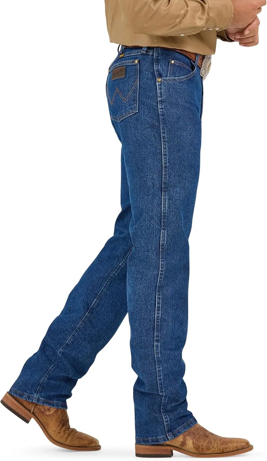 Wrangler Men's Premium Performance Advanced Comfort Cowboy Cut Regular Fit Jeans