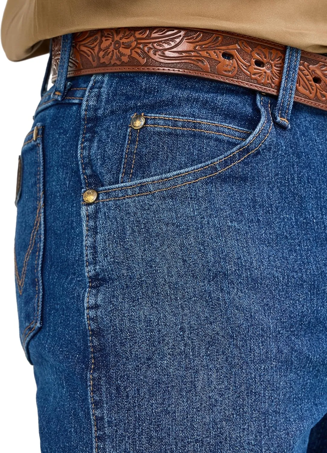 Wrangler Men's Premium Performance Advanced Comfort Cowboy Cut Regular Fit Jeans