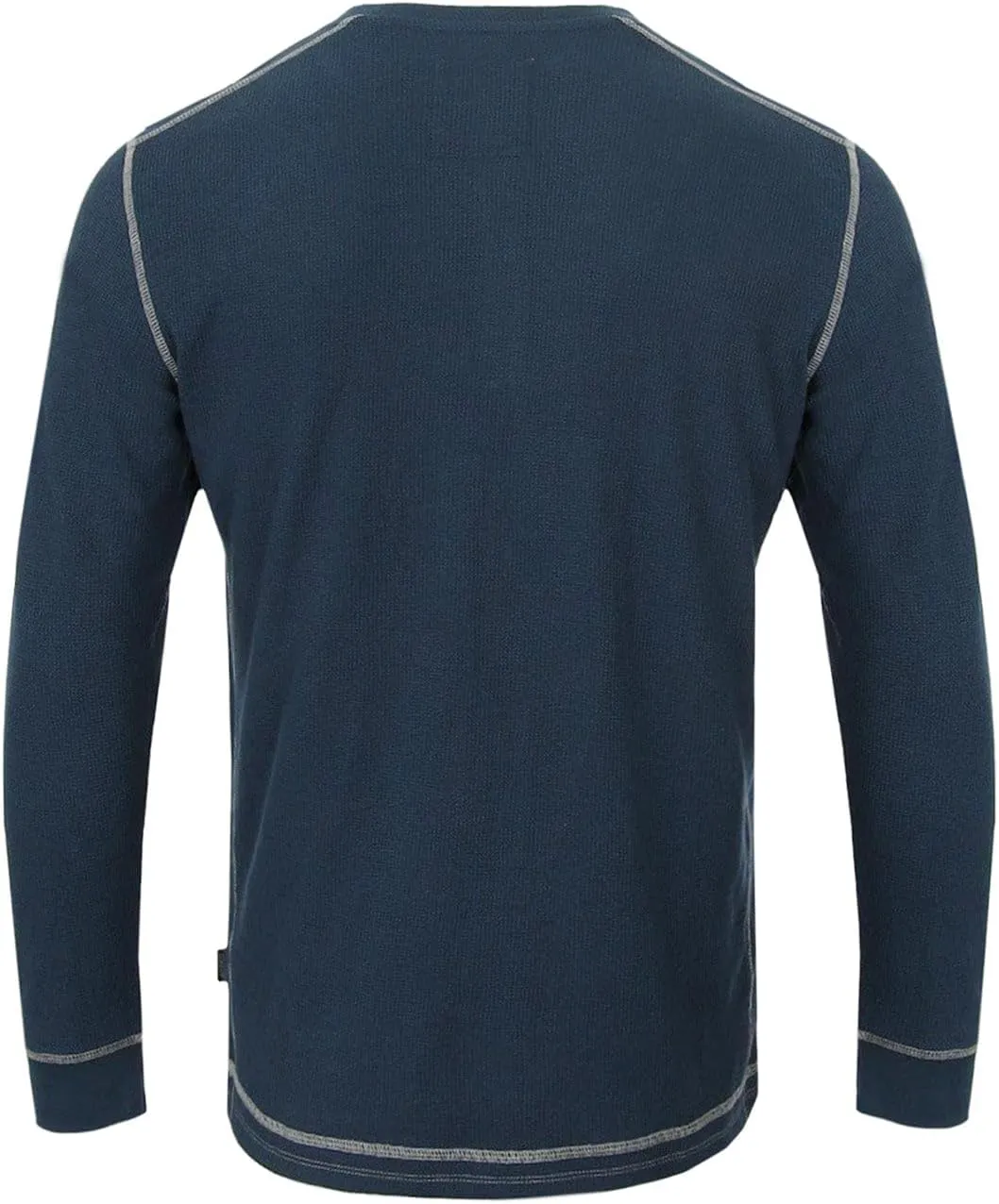ZIMEGO Men's Long Sleeve Waffle Henley Lightweight Thermal Pullover T-Shirts