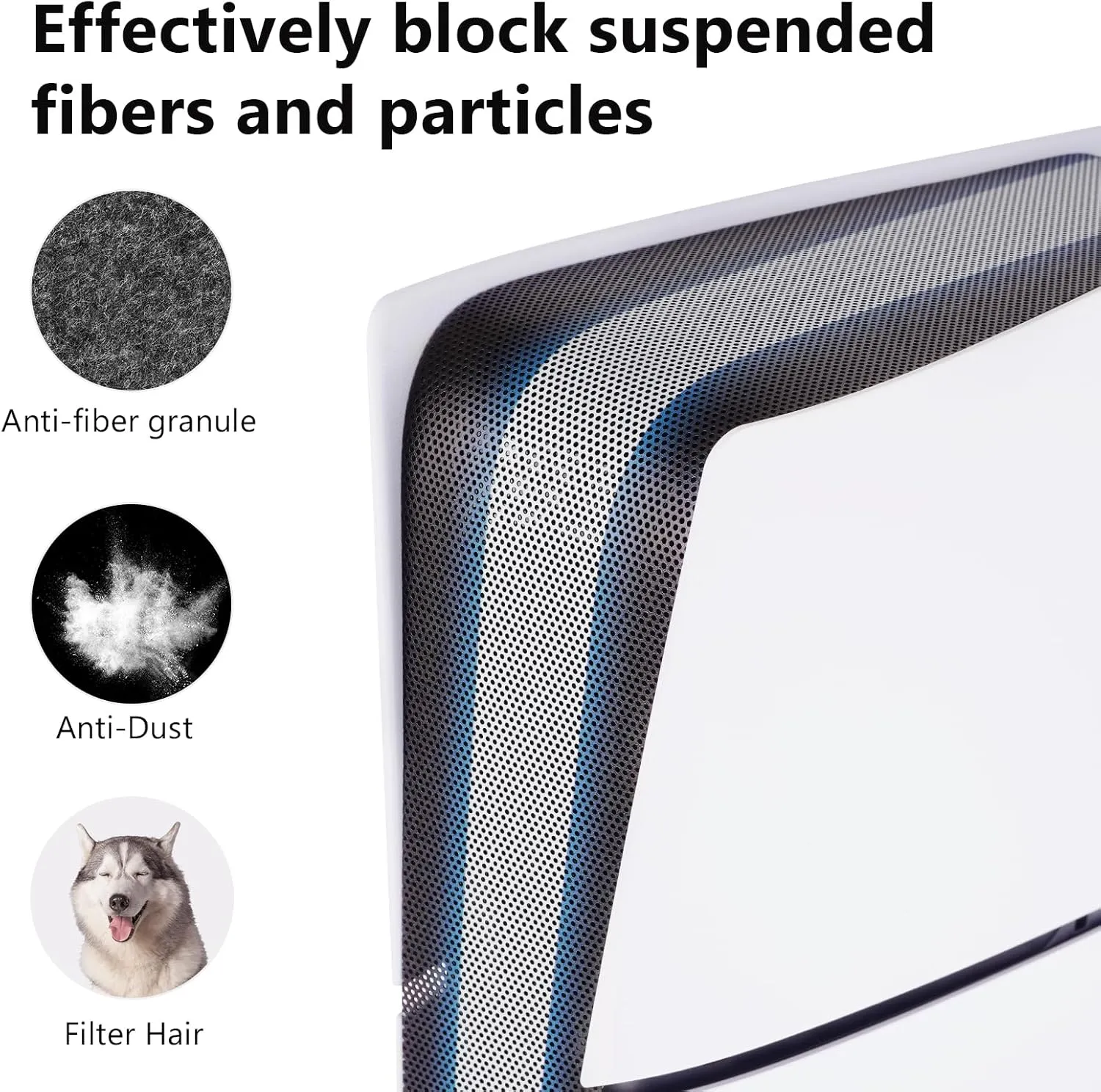 Zoknes Dust Cover compatible with PlayStation 5 Slim  Protects Console from Dust, Lint & Hair, Dual-Buckle Dustproof Net, Perfect Fit for PS5 Slim (for GOKU)